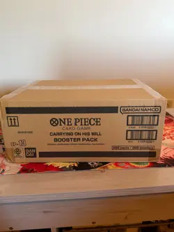 One Piece OP-13 Carrying On His Will English booster box case sealed - Image 4