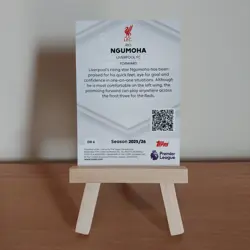 Topps Premier League 2026 Rio Ngumoha Diamond Rookie Liverpool FC Rare Card!! - Image 2