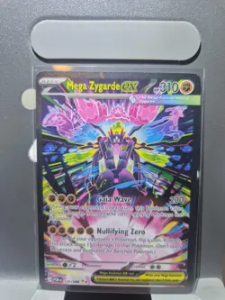 Pokemon Mega Zygarde Ex #120 SIR Perfect Order NM/GEM Special Illustration Rare - Image 1