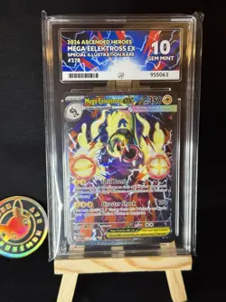 Pokemon TCG Mega Eelektross Ex 278/217 Ascended Heroes ACE 10 PERFECT SUBGRADES - Image 1