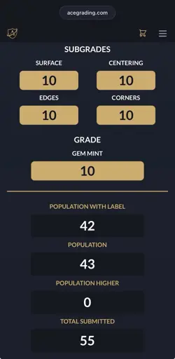 Pokemon TCG Mega Eelektross Ex 278/217 Ascended Heroes ACE 10 PERFECT SUBGRADES - Image 5