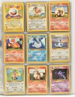 Near Complete Pokemon 1999 Base Sets 1 and 2 - Cards in Excellent Condition - Image 3
