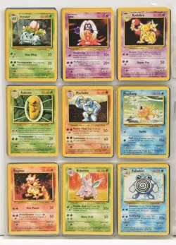 Near Complete Pokemon 1999 Base Sets 1 and 2 - Cards in Excellent Condition - Image 4
