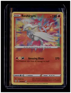 Pokemon Card TCG - Reshiram 017/072 - Shining Fates - Holo Amazing Rare - Image 1