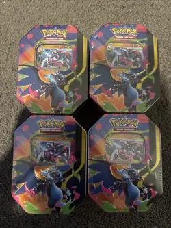 Pokemon TCG: Mega Charizard Y ex & Mega Charizard X ex Tins X 4✅SEALED✅ - Image 2