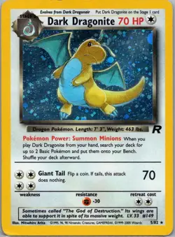 VLP - Dark Dragonite (5) #05/82 | Holo Rare | Team Rocket - Image 1