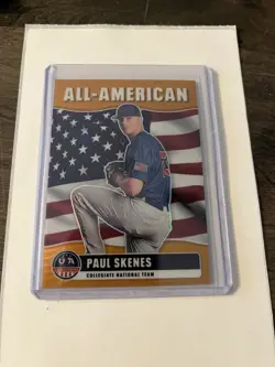 2026 Panini Stars And Stripes Paul Skenes All-American Gold /10 SSP - Image 1