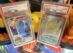 Pokemon Graded Card Lot: Wailord SVP EN #162, Reuniclus BLK TECH #212 Holo IR - Image 1