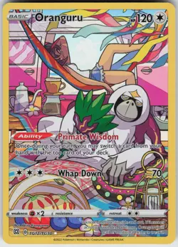 Holo Foil Oranguru TG12/TG30 Ultra Rare SWSH09: Brilliant Stars Trainer Gallery - Image 1