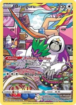 Oranguru - SWSH09: Brilliant Stars Trainer Gallery NM Pokemon Card - Image 1