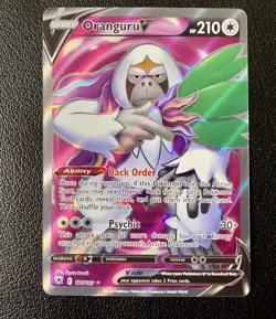 Pokemon TCG Oranguru V 179/189 Astral Radiance Full Art NM - Image 1