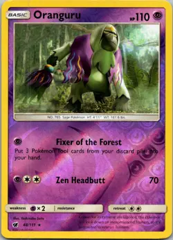 NM - Oranguru #48/111 | Reverse Holo Rare | SM - Crimson Invasion - Image 1