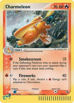 Pokemon TCG - Charmeleon - 99/97 - Secret Rare Holo - EX Dragon [Lightly Played] - Image 1