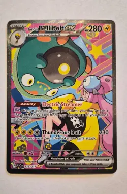 Pokemon Iono's Bellibolt EX Full Art Holo Special Rare 279/217 SV09 280 HP - Image 1