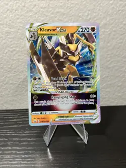 Pokemon Kleavor VSTAR SWSH249 Black Star Promo Holo Full Art Sword & Shield - Image 1