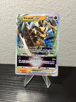 Pokemon Kleavor VSTAR SWSH249 Black Star Promo Holo Full Art Sword & Shield - Image 2