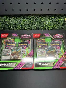 (x2) Kingambit Shrouded Fable Collection Box NEW factory Sealed Pokemon TCG - Image 1