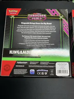 (x2) Kingambit Shrouded Fable Collection Box NEW factory Sealed Pokemon TCG - Image 3