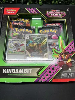 (x2) Kingambit Shrouded Fable Collection Box NEW factory Sealed Pokemon TCG - Image 4
