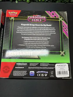 (x2) Kingambit Shrouded Fable Collection Box NEW factory Sealed Pokemon TCG - Image 5