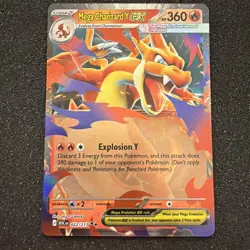 Mega Charizard Y ex 022/217 Double Rare ME: Ascended Heroes Pokemon Holo NM - Image 1