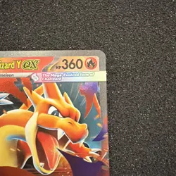 Mega Charizard Y ex 022/217 Double Rare ME: Ascended Heroes Pokemon Holo NM - Image 3