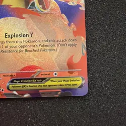 Mega Charizard Y ex 022/217 Double Rare ME: Ascended Heroes Pokemon Holo NM - Image 4