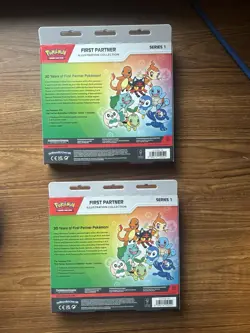 Pokemon Tcg - First Partner Pack Illustration Collection Series One - 2 Box Lot - Image 2