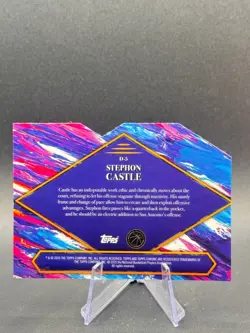 2025 Topps Finest - Stephon Castle 'Die Cut Debut' - #D-5 - Image 2