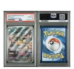 2023 POKEMON MEW EN-151 ILLUSTRATION RARE #173 PIKACHU PSA 10 - Image 2