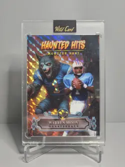 Warren Moon 1/1 2025 Wild Card Haunted Hits Monster Hunt One of One - Image 1