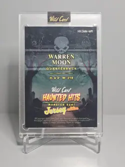 Warren Moon 1/1 2025 Wild Card Haunted Hits Monster Hunt One of One - Image 2