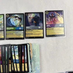 Disney Lorcana Lot 197 Cards Promo Rapunzel And Donald 17 Foil 3 Legendary - Image 5