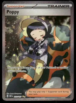 Pokemon Cards Poppy 227/197 Obsidian Flames Special Illustration Rare NM *2 - Image 1
