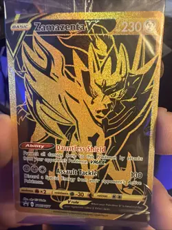 Sealed New Zamazenta V SWSH077 SWSH: Sword & Shield Promo Pokemon Cards Holo - Image 1