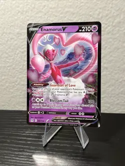 Pokemon TCG Enamorus v Ultra Rare Holo Card 082/196 Near Mint Condition - Image 2