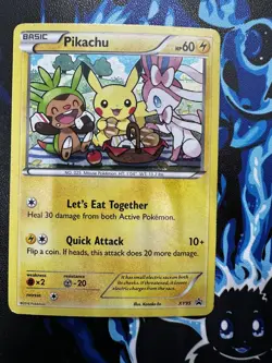 Pikachu XY95 Black Star Promo Holo Pokemon Card - Image 1