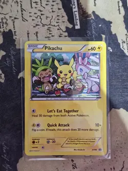 Pikachu - XY95 - Cosmos Holo - Black Star Promo - Pokemon Card - LP - Image 1