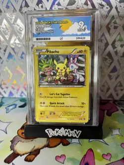 Pikachu XY95 2016 POKEMON XY BLACK STAR PROMO #XY95 PIKACHU-HOLO Ace 9 FreeGuard - Image 1