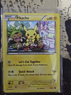 Pikachu - XY95 - Cosmos Holo - Black Star Promo - Pokemon Card - LP - Image 1