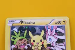 2016 Pokemon Pikachu XY95 Black Star Promo Holo Lets Eat Together NM - Image 3