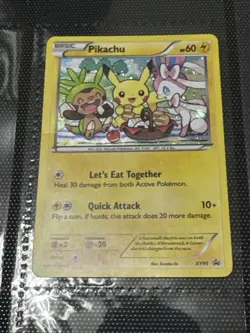 Pikachu Xy95 LP/MP Black Star Promo Pokemon Card Rare Holo - Image 1