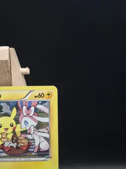 Pokemon TCG Pikachu Black Star Promo XY95 Cosmos Holo Rare LP - Image 4