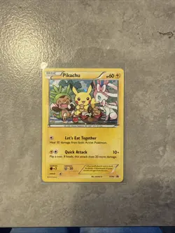 Pikachu - XY95 - Cosmos Holo - Black Star Promo - Pokemon Card - LP - Image 3