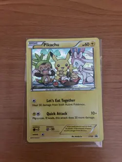 Pokemon Pikachu TCG XY95 Black Star Promo Holo Card - Image 2