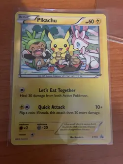 Pokemon Pikachu TCG XY95 Black Star Promo Holo Card - Image 4