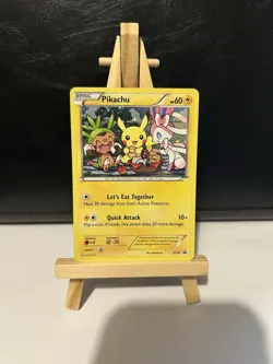 Pokemon Pikachu TCG XY95 Black Star Promo Holo Card - Image 1