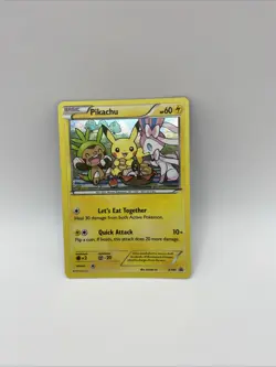 Pokemon Pikachu XY95 Black Star Promo Holo Card NM Condition - Image 3