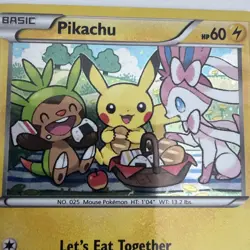 Pikachu - XY95 - Cosmos Holo - Black Star Promo - Pokemon Card - LP - Image 2