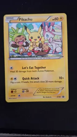 Pikachu - XY95 - Cosmos Holo - Black Star Promo - Pokemon Card - LP - Image 1